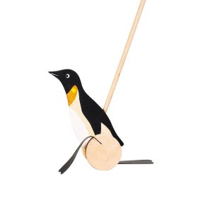Pulling animal on a stick - Penguin, Goki