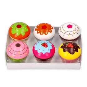 Set of wooden muffins, Lelin