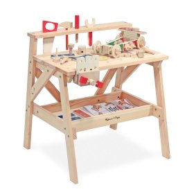 Wooden workshop for DIY and 2in1 kits, Melissa & Doug