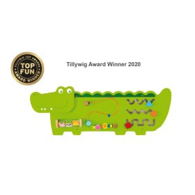 Educational toy on the wall - Crocodile