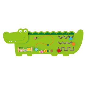 Educational toy on the wall - Crocodile, Viga