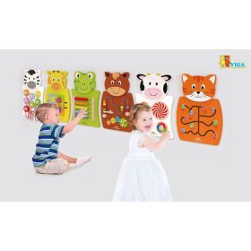 Educational wall toy - Kitten