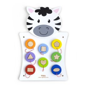 Educational wall toy - Zebra, Viga