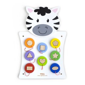 Educational wall toy - Zebra