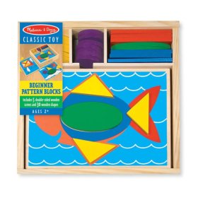 Wooden puzzle - Mosaic - colors and shapes, Melissa & Doug