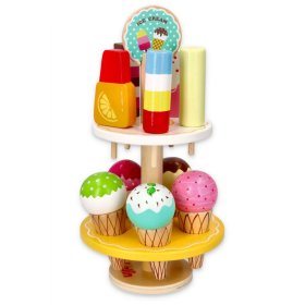 Ice cream set with stand