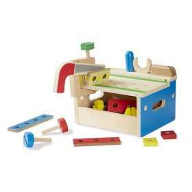 Carpentry workshop with tools, Melissa & Doug
