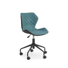 Matrix student chair - black-turquoise, Halmar