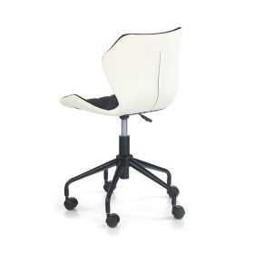 Matrix student chair - white-black, Halmar