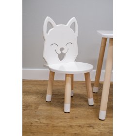 Children's chair - Fox - white, Ourbaby