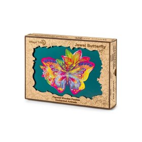 Colorful wooden puzzle - butterfly, Wood Trick