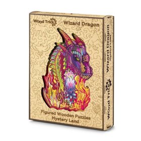 Colorful wooden puzzle - dragon
