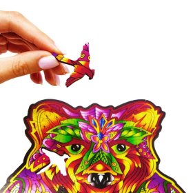 Colorful wooden puzzle - bear, Wood Trick