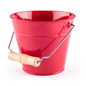 Garden bucket - red