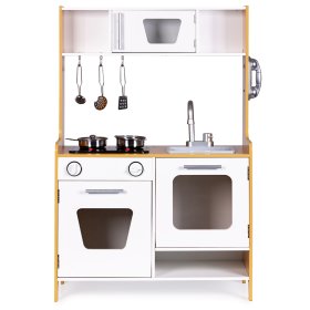 Wooden kitchen with sound effects, EcoToys