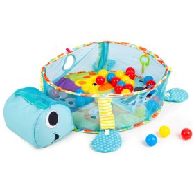 Educational play blanket with balls - Turtle, EcoToys
