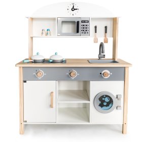 XXL wooden kitchen with accessories, EcoToys