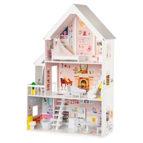 Wooden dollhouse Pastel residence, EcoToys