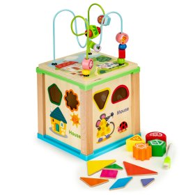 Multifunction educational toy with labyrinth and table