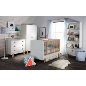 Baby cot Ida 2in1 140 x 70 cm, Pinio