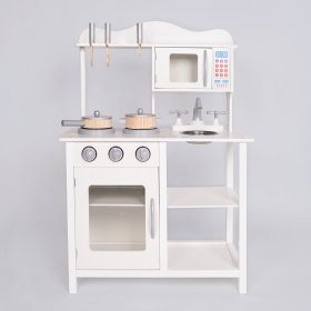 Meggie wooden kitchen with accessories, EVA TOYS
