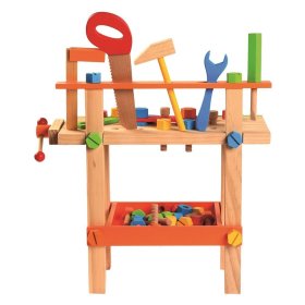 Wooden ponk with Bino tools, Bino