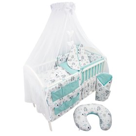 Baby cot - mint, Ankras