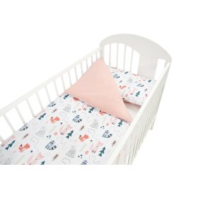 Bed linen Fox - pink