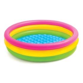 Colorful inflatable pool for children, INTEX