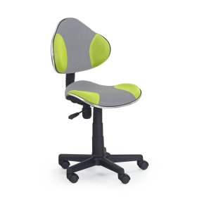 Children's swivel chair Flash - grey-green