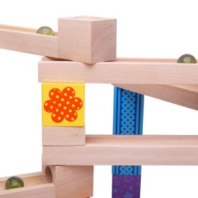 Bigjigs Toys Colorful wooden ball track, Bigjigs Toys