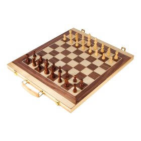 Small Foot Case for chess and backgammon, small foot
