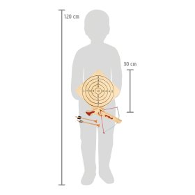 Small Foot Small crossbow with arrows and target, small foot