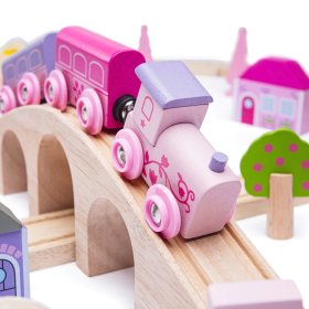 Bigjigs Rail Big wooden princess train track, Bigjigs Rail