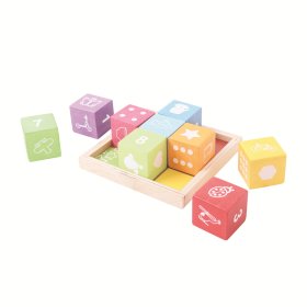 Bigjigs Baby Wooden blocks with pictures, Bigjigs Toys