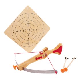 Small Foot Large crossbow with arrows and target