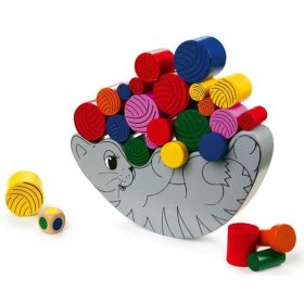 Small Foot Wooden motor game Balancing cat, small foot