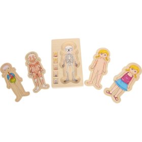 Small Foot Wooden anatomy puzzle, Small foot by Legler