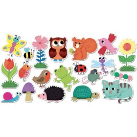 Vilac Wooden magnets garden 20 pcs, Vilac