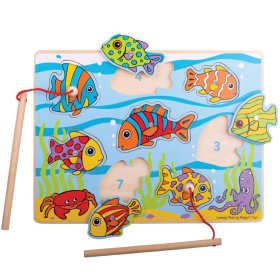Bigjigs Toys Catching fish on a board, Bigjigs Toys