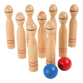 Small Foot Large wooden skittles, Small foot by Legler