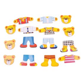 Bigjigs Toys Bear Family Dress Up Puzzle, Bigjigs Toys