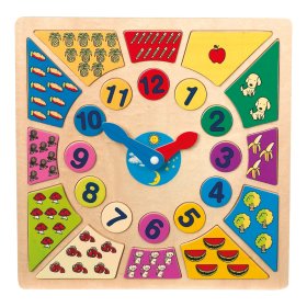 Small Foot Insertion educational puzzle learn hours, small foot