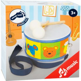 Small Foot Children's wooden musical instruments drum animals, Small foot by Legler