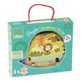 Vilac Wooden puzzle Zoo