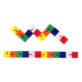 Bigjigs Toys Wooden puzzle colored snake 1 pc, Bigjigs Toys