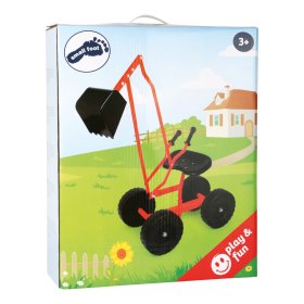 Small Foot Excavator with wheels, Small foot by Legler