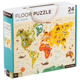 Petit Collage Floor puzzle our world, Petit Collage