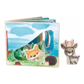 Small Foot Wooden picture book interactive game, Small foot by Legler