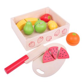 Bigjigs Toys Cutting fruit in a box, Bigjigs Toys